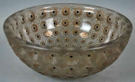 Rene Lalique Bowl Nemours