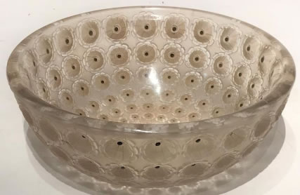 Rene Lalique Bowl Nemours