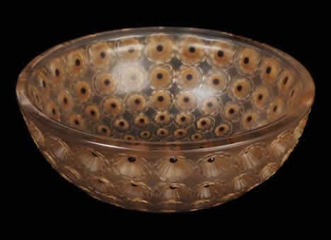 Rene Lalique Bowl Nemours