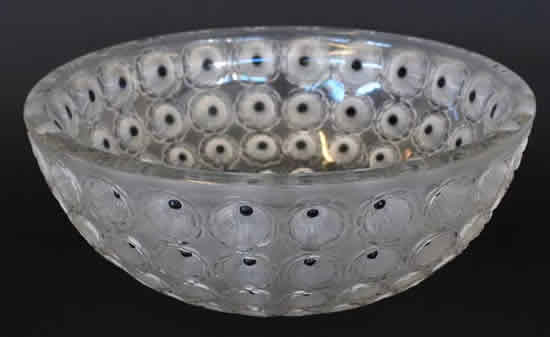 Rene Lalique Bowl Nemours