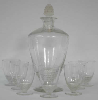 Rene Lalique Decanter Nippon