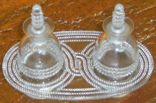 Rene Lalique Huilier et Vinaigrier Nippon