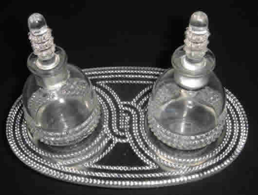 Rene Lalique Huilier et Vinaigrier Nippon