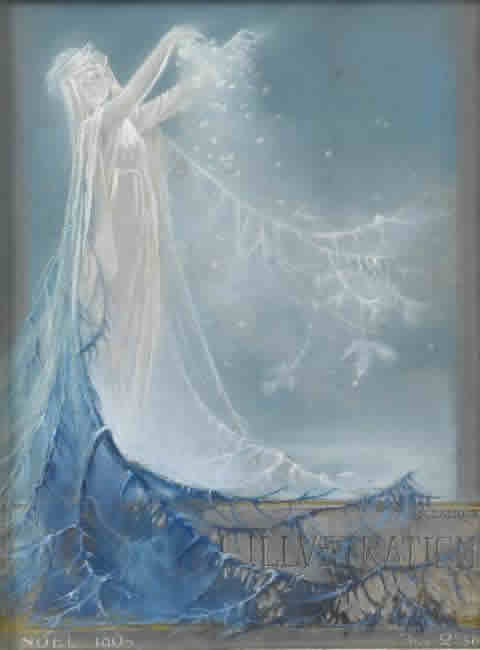 Rene Lalique Noel Painting