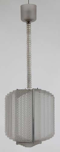 Rene Lalique Chandelier Normandie