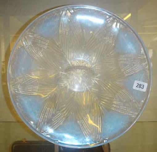 Rene Lalique Shallow Bowl Oeillets