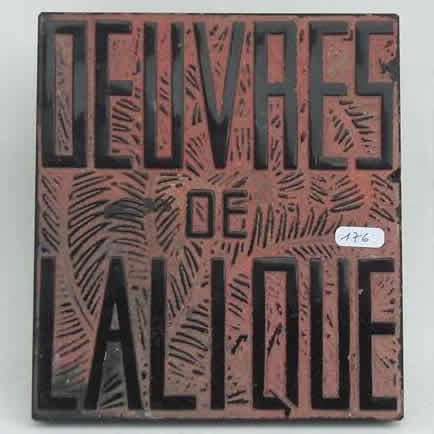 Rene Lalique Oeuvres De Lalique  Sign