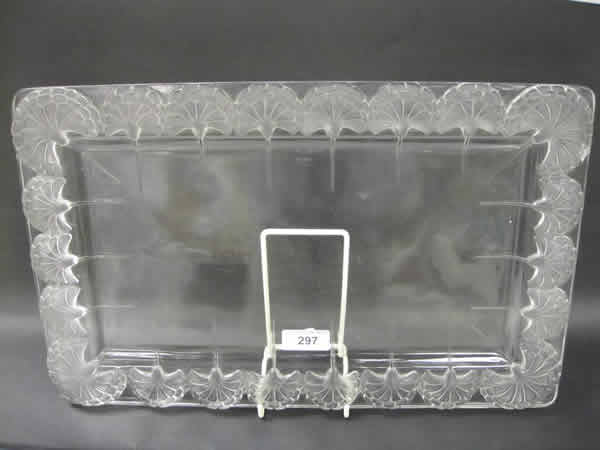 Rene Lalique Tray Oeillets