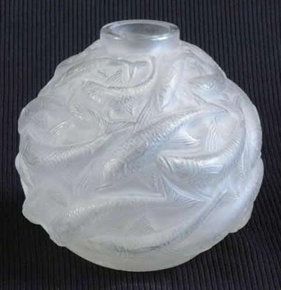 Rene Lalique Vase Oleron