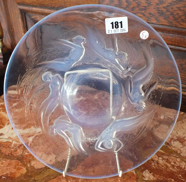 Rene Lalique Plate Ondines