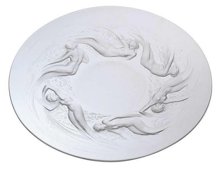 Rene Lalique Plate Ondines