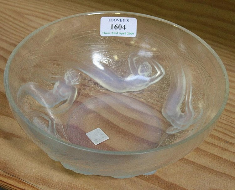 Rene Lalique Bowl Ondines