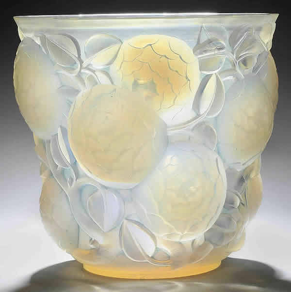 Rene Lalique Vase Oran