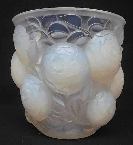 Rene Lalique Vase Oran