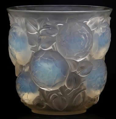 Rene Lalique Vase Oran