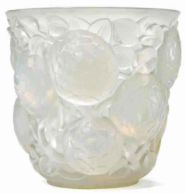 Rene Lalique Vase Oran