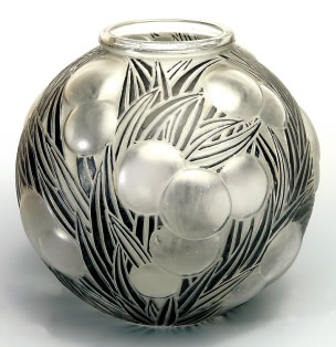 Rene Lalique Vase Oranges