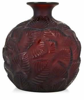 Rene Lalique Vase Ormeaux