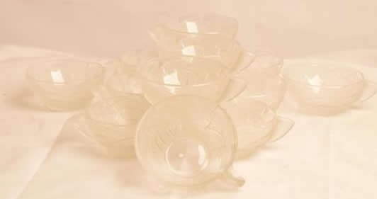 Rene Lalique Ice Cream Cup Ormeaux