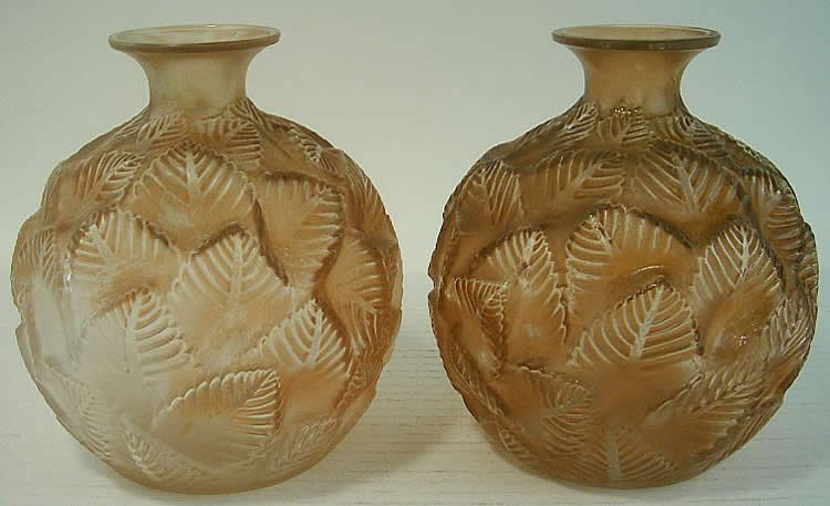 Rene Lalique Vase Ormeaux