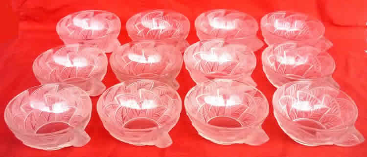 Rene Lalique Ice Cream Cup Ormeaux