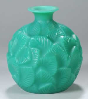 Rene Lalique Vase Ormeaux