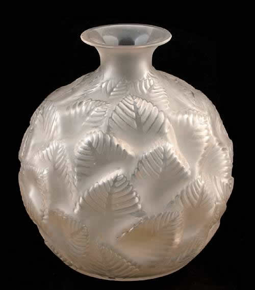 Rene Lalique Vase Ormeaux