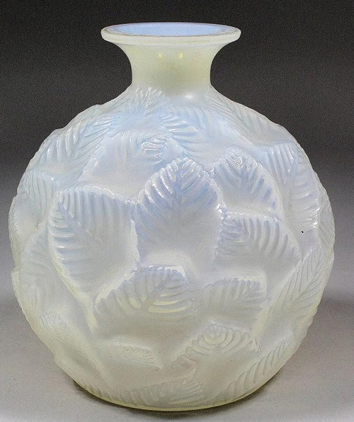 Rene Lalique Vase Ormeaux