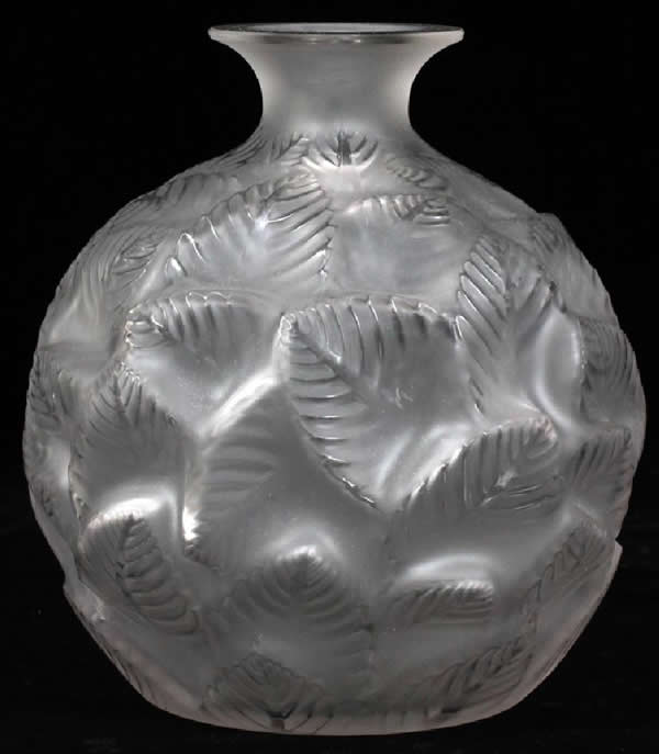Rene Lalique Vase Ormeaux