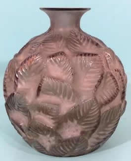 Rene Lalique Vase Ormeaux