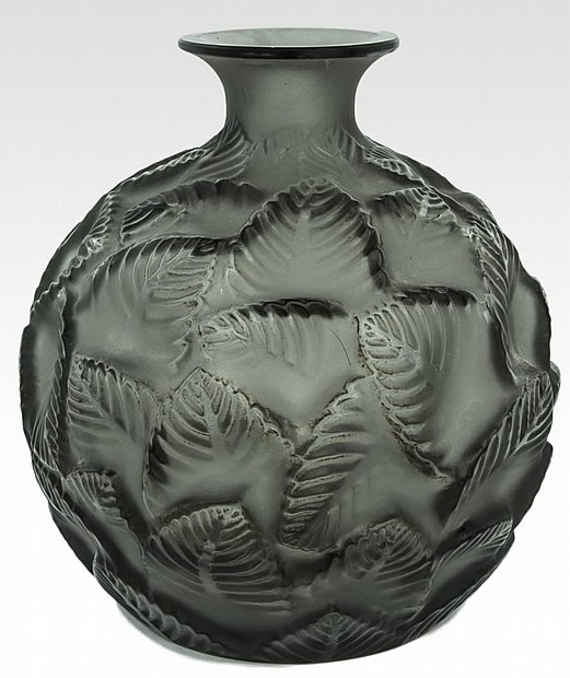 Rene Lalique Vase Ormeaux
