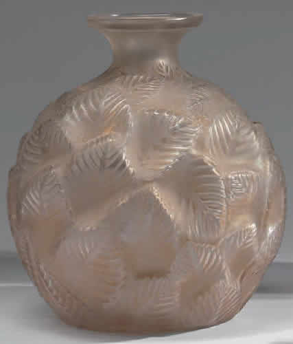 Rene Lalique Vase Ormeaux