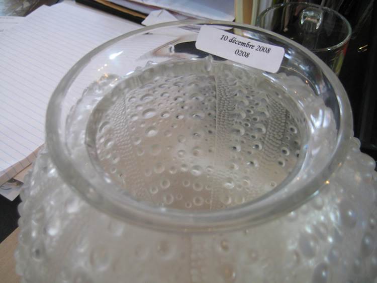 Rene Lalique Vase Oursin