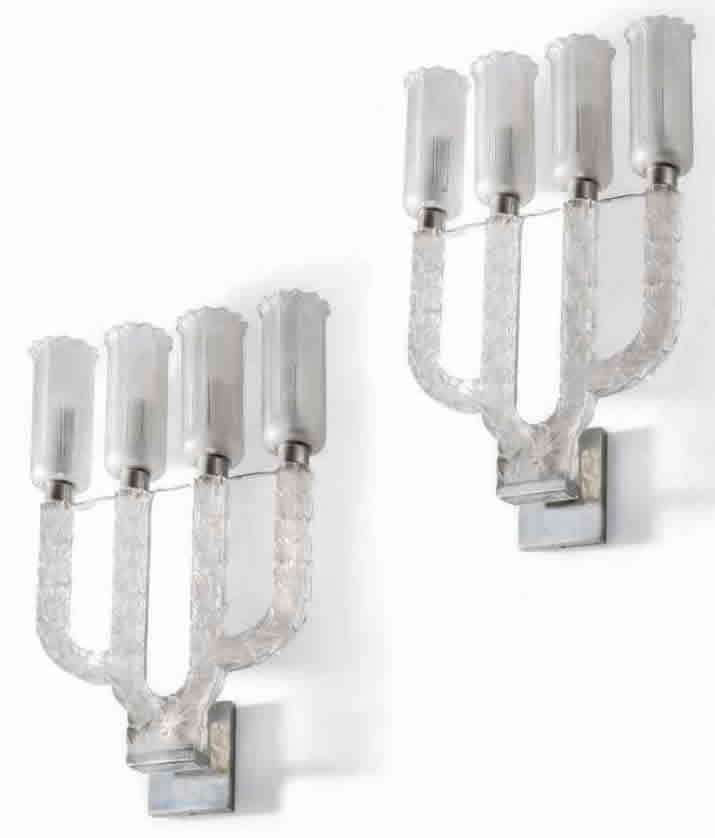 Rene Lalique Oxford Sconce