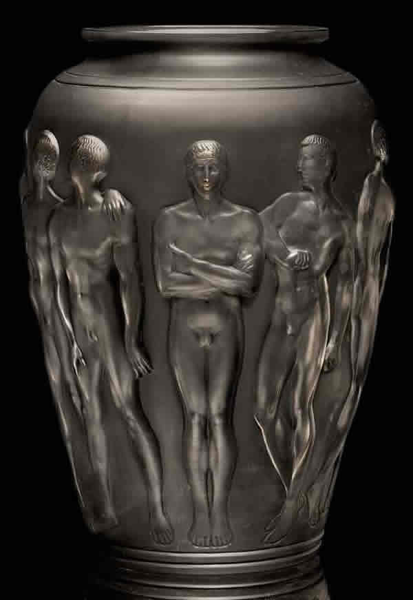 Rene Lalique Vase Palestre