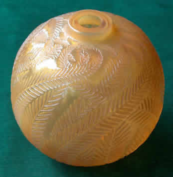 Rene Lalique Vase Palmes