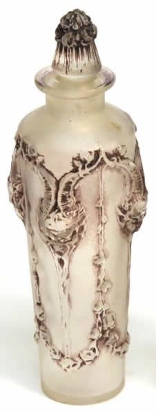 Rene Lalique Perfume Bottle Quatre Tetes De Faunes