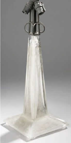 Rene Lalique Lamp Paons