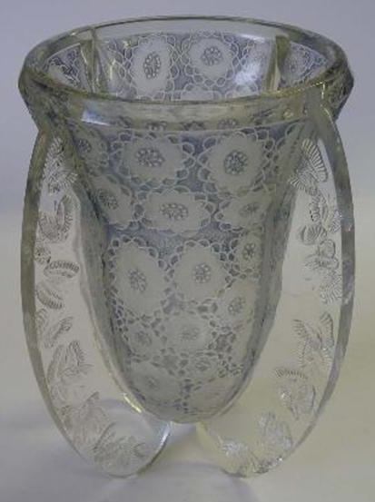 Rene Lalique Vase Papillons
