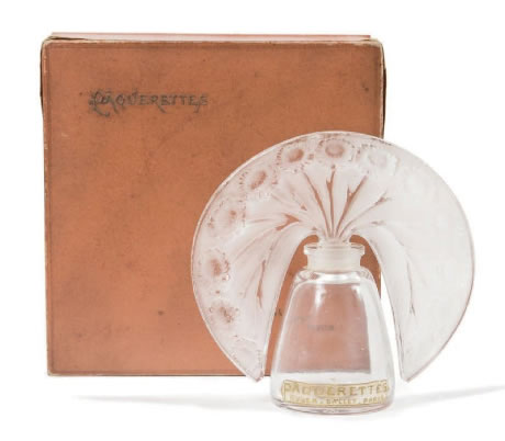 Rene Lalique Perfume Bottle Paquerettes