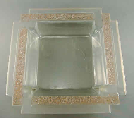 Rene Lalique Square Bowl Paquerettes