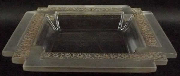 Rene Lalique Square Bowl Paquerettes