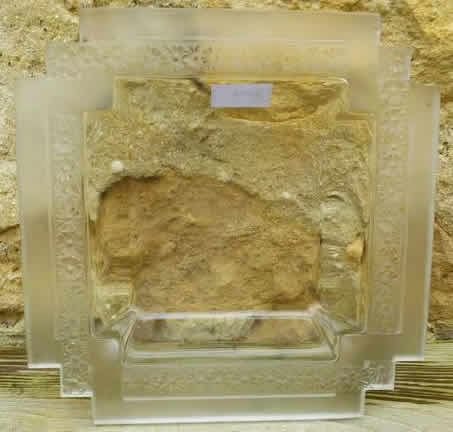 Rene Lalique Square Bowl Paquerettes