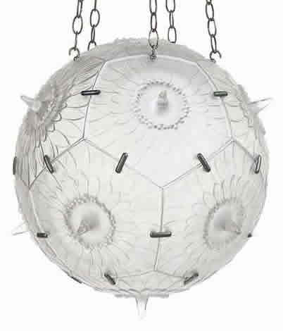 Rene Lalique Light Fixture Passiflore