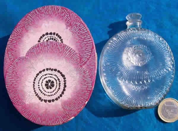 Rene Lalique Scent Bottle Pavots D'Argent