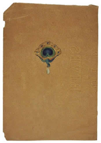 Rene Lalique Peacock Pendant Drawing