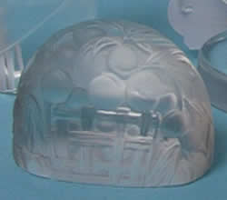 Rene Lalique Menu Holder Peches