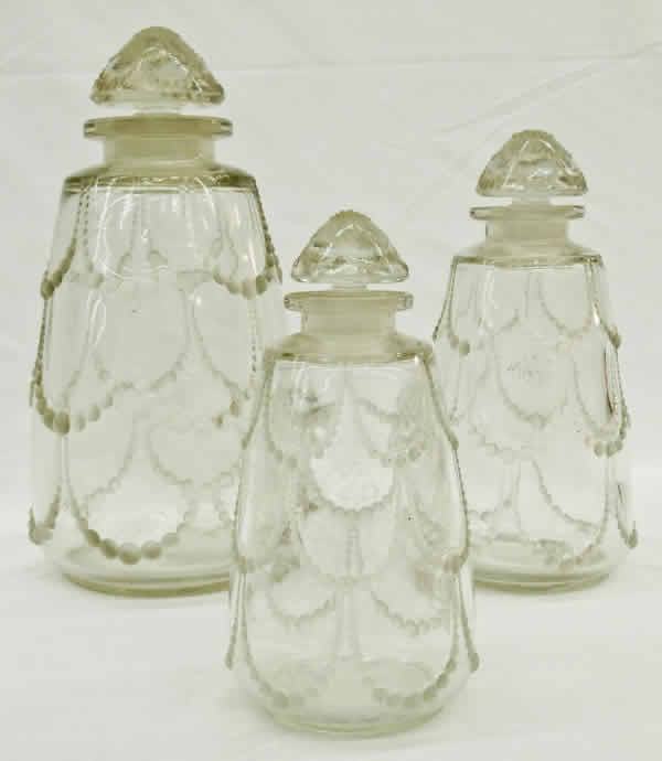 Rene Lalique Perfume Bottle Perles
