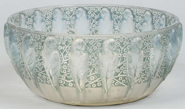 Rene Lalique Bowl Perruches