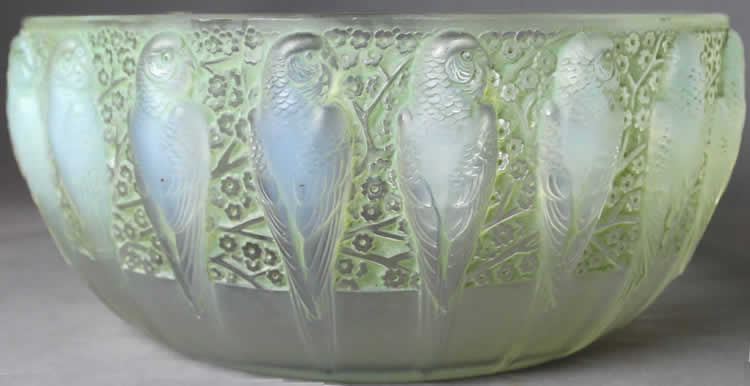 Rene Lalique Bowl Perruches